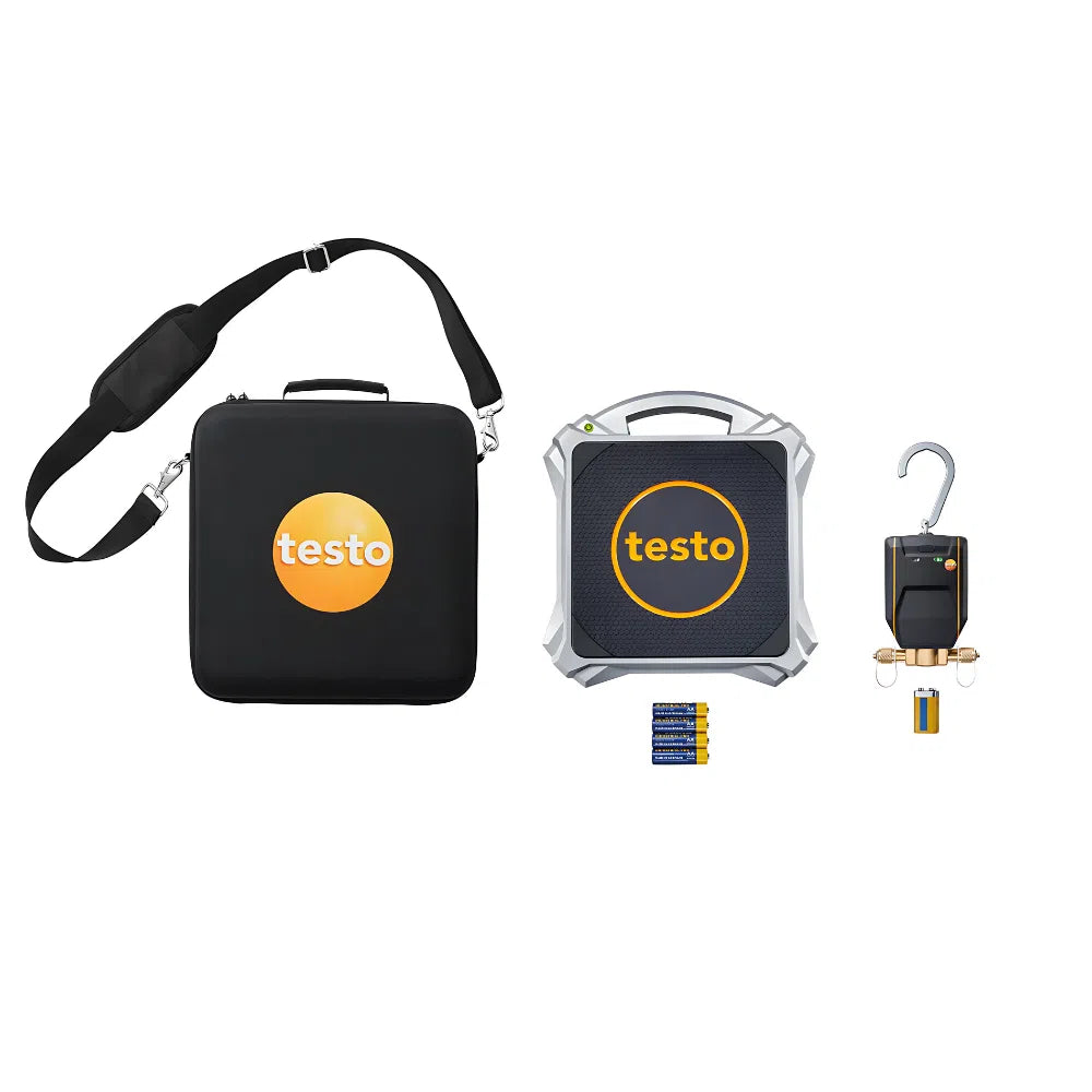 TESTO 560i kit - Digital refrigerant scale with Bluetooth + Charging Valve