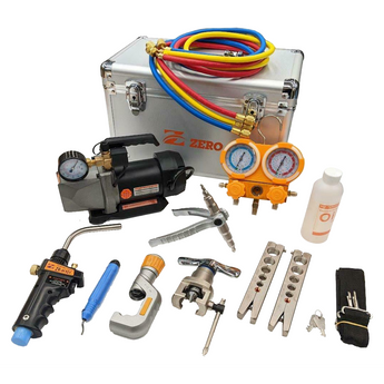 9 Components of the All-In-One REFRIG INSTALLATION TOOL KIT